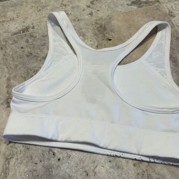 pink by Victoria’s secret Sports Bra White With Silver Lettering Logo Extra Smal - Picture 4 of 4